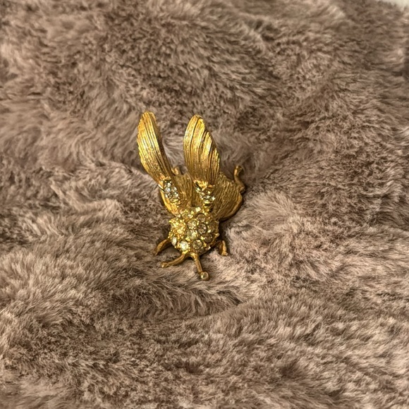 Hattie Carnegie Trembler Queen Bee brooch 🐝 - Picture 3 of 6